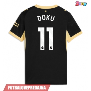 Lacne Ženy Futbalové dres Manchester City Jeremy Doku #11 2026-27 Krátky Rukáv - Preč